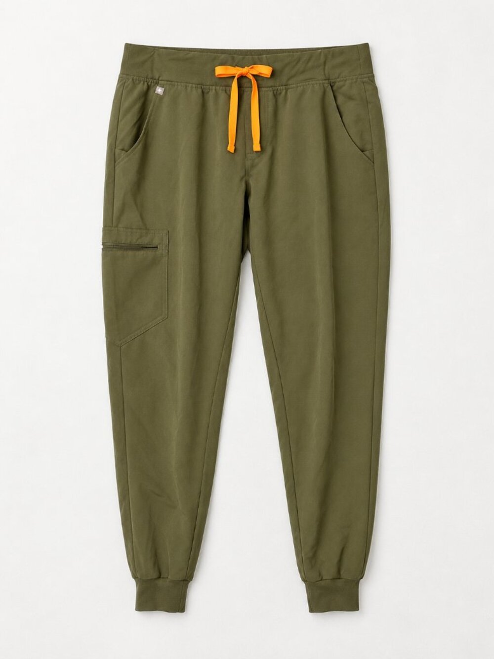 Figs Zamora Jogger Scrub Pants Olive Green Large Women's